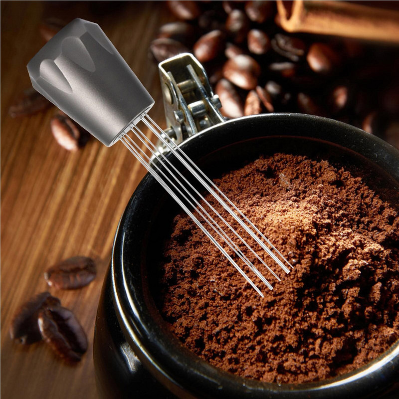 WDT Tool Espresso kávékeverő Professzionális Barista tűelosztó WDT eszköz kávéelosztó eszköz tű kávépor