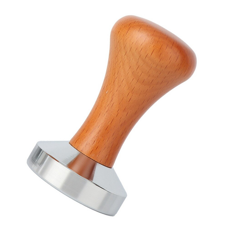 Maner din lemn Tamper de cafea Robust Premium Premium High Grad Profesional Durabil Presator Cafea Tamper pentru birou