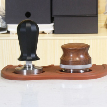 58,35mm Coffee Distributor Espresso Tamper With Four Angled Slope Inless Steel Base Coffee Tamper Espresso