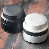 Újdonságok 58.4mm 304 Rozsdamentes acél Kávéporkalapács Lapos Eszpresszóbab Présszerszám Kávéfőző Tartozékok