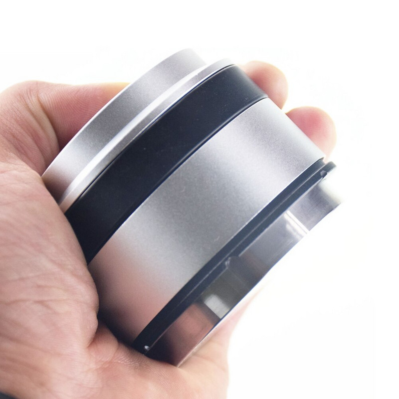 Újdonságok 58.4mm 304 Rozsdamentes acél Kávéporkalapács Lapos Eszpresszóbab Présszerszám Kávéfőző Tartozékok