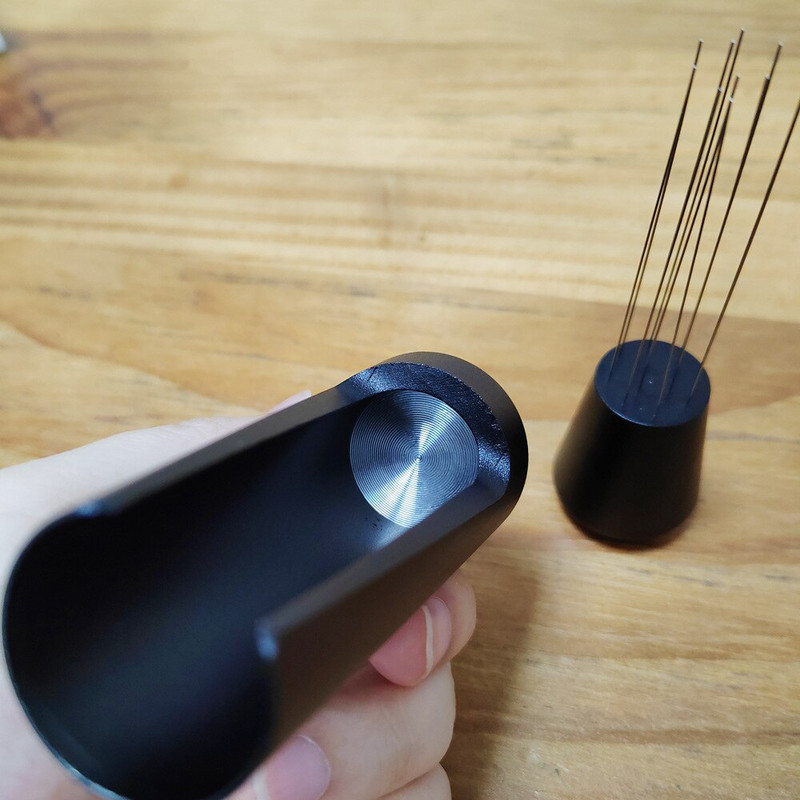 2022 új kávékeverő 0,4 mm-es eszpresszó elosztó eszköz WDT eszközök a kávé önbeálló állványhoz