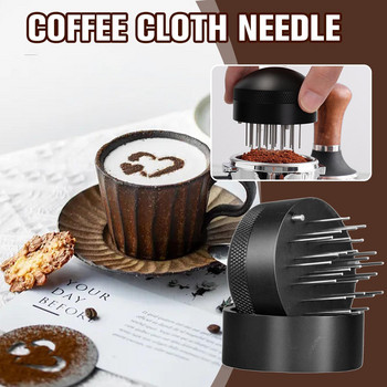 Professional Coffee Needle Tamper, Hand Tamper Leveler Tool Espresso Coffee Stirrer Coffee Distributor For Bar Cafe Home Ki V6o5