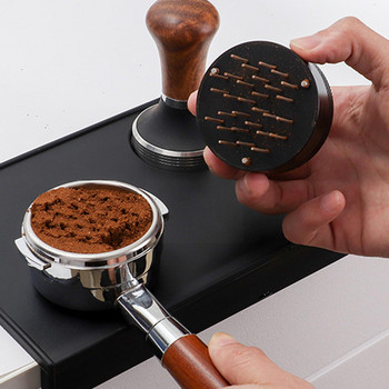 Professional Coffee Needle Tamper, Hand Tamper Leveler Tool Espresso Coffee Stirrer Coffee Distributor For Bar Cafe Home Ki V6o5