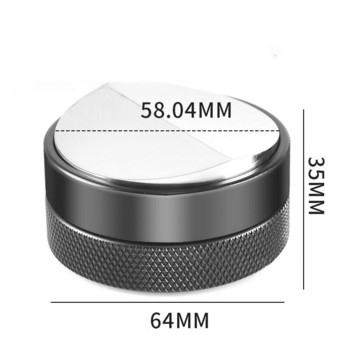 Διανομέας 58 mm Εργαλείο διανομής καφέ με ρυθμιζόμενο βάθος ρυθμιζόμενου βάθους Εργαλείο ισοπέδωσης καφέ Espresso για Portafilter 58 mm, 2 χρώμα προαιρετικό