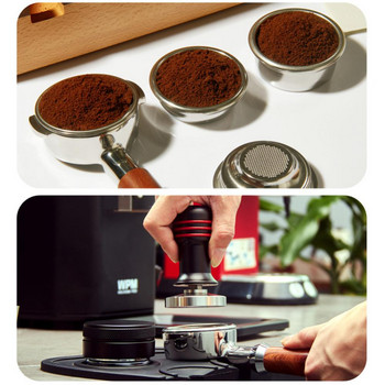 51mm/53mm/58mm Espresso Coffee Tamper Διανομέας καφέ αλουμινίου Leveler Tool Bean Press Hammer Tampers Αξεσουάρ κουζίνας