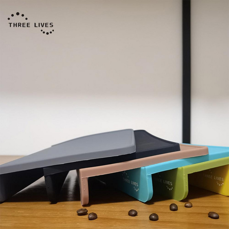 Coffee Tamper Mat csúszásmentes Élelmiszer-minőségű szilikon espresso tamper pad portafilterhez Barista Kiegészítők Konyha Bár Kávézó