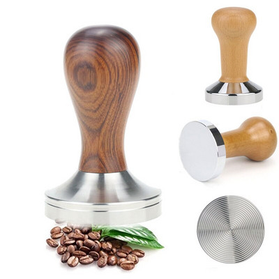 51 mm/53 mm/58 mm kafijas izkliedētāja kafijas sadalītāja izlīdzinātājs instrumentu pupiņu presēšanas āmurs Ripple bāzes pulvera āmurs presēšanas mašīna