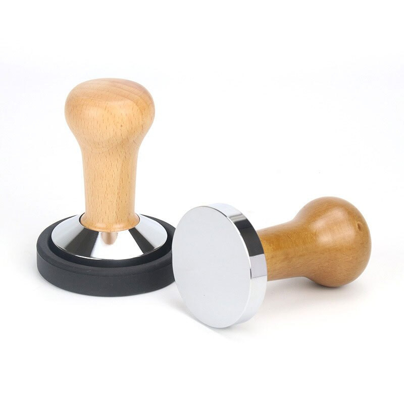 51 mm / 53 mm / 58 mm kavos tamper Kavos skirstytuvo lygintuvas Įrankio pupelių preso plaktukas Ripple Base miltelių plaktuko spaudimo mašina