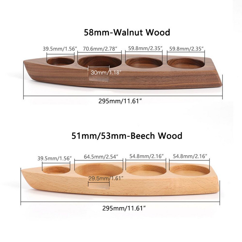 Szabotázs szőnyeg fa döngölő állomás kávéprés tartó eszpresszó szabotázstartó portafilter állomás kávé kopogtató doboz