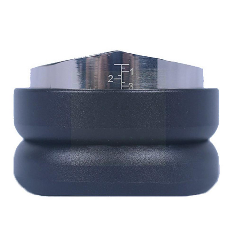 51/54/53,3 mm-es kávéelosztó 304 acél eszpresszó szerszám Konyhai kellékek Macaron Tamper Home Állítható Smart Presser O5C3