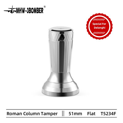 Kávé szabotázs 51 mm 54 mm espresso szabotázs Delonghi rozsdamentes acél lapos talpú barista döngölő szerszámokhoz
