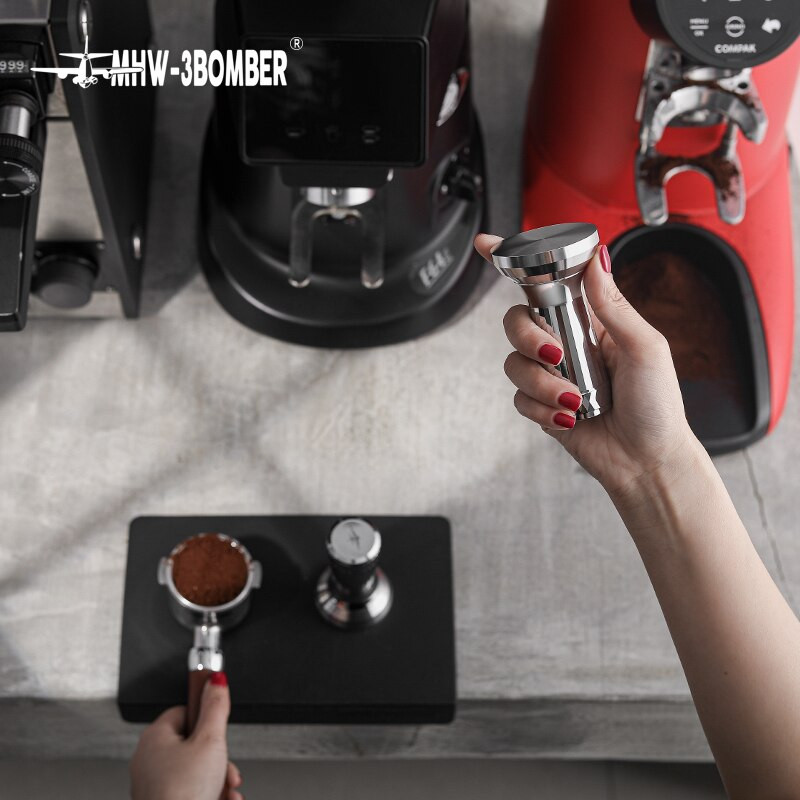 Kávé szabotázs 51 mm 54 mm espresso szabotázs Delonghi rozsdamentes acél lapos talpú barista döngölő szerszámokhoz
