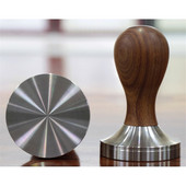 Új rozsdamentes acél 57,5 mm-es 58 mm-es fa nyelű kávés szabotázs Barista eszpresszó szabotázs kávébab