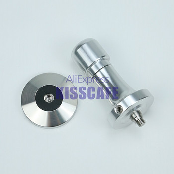 51/53/57/58/58,35mm Elasticity Adjustable Coffee Tamper 304 Αξεσουάρ Coffee Hammer Pressure Handle Aluminium