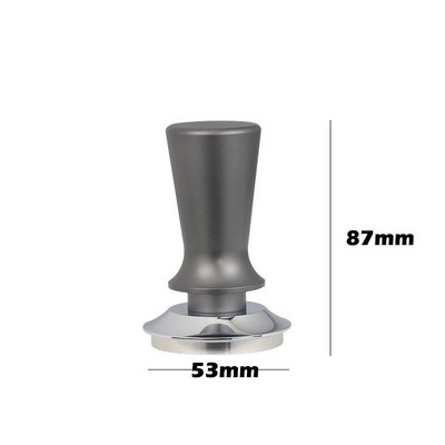 51/53/58 mm állandó kalibrált nyomású kávé szabotázs rugalmas porkalapács rozsdamentes acél talpú vízszintes eszköz Barista számára