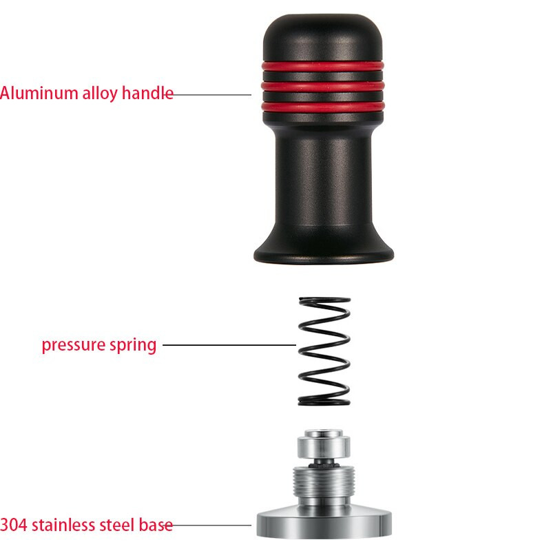 51mm/53mm/58mm Presă pentru pulbere de cafea Oțel inoxidabil Elastic Presiune constantă 30 Lb Forță constantă Umplere cu arc Aparat de cafea