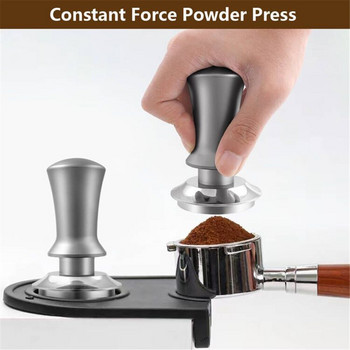 51/53/58mm Ρυθμιζόμενο βάθος βαθμονομημένο καφέ Tamper από ανοξείδωτο ατσάλι Espresso Anti Pressure Deviation Διανομέας Portafilter
