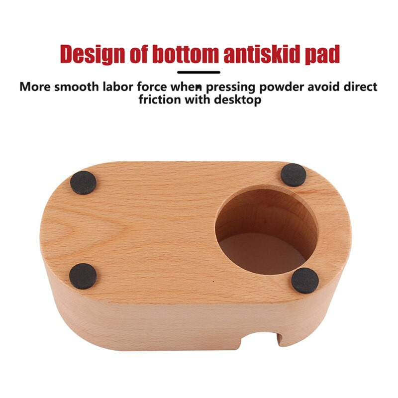 Suport manual din lemn pentru tamper de cafea Mat Barista Cafea Espresso Tampering Latte Art Pen Tamper Suport Accesorii pentru cafea acasă