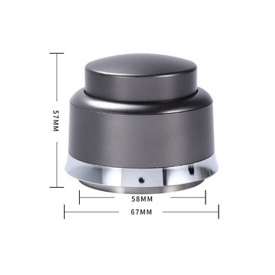 58 mm-es kávészabotázs rozsdamentes acél, állítható magasságú, nyomású porkalapács eszpresszó szabotázs lapos bázisú kávétartozék