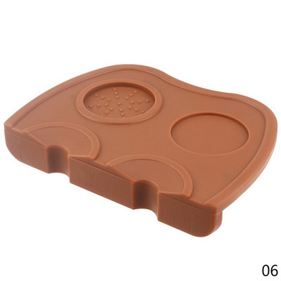 Covoraș de cafea din silicon Suport de manipulare pentru aparatul de espresso Baza de sprijin Covoraș de colț flexibil anti-alunecare Accesorii pentru cafea Ustensile de bucătărie