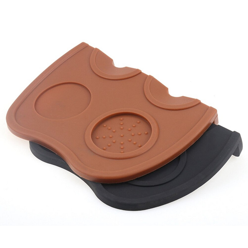 Covoraș de cafea din silicon Suport de manipulare pentru aparatul de espresso Baza de sprijin Covoraș de colț flexibil anti-alunecare Accesorii pentru cafea Ustensile de bucătărie