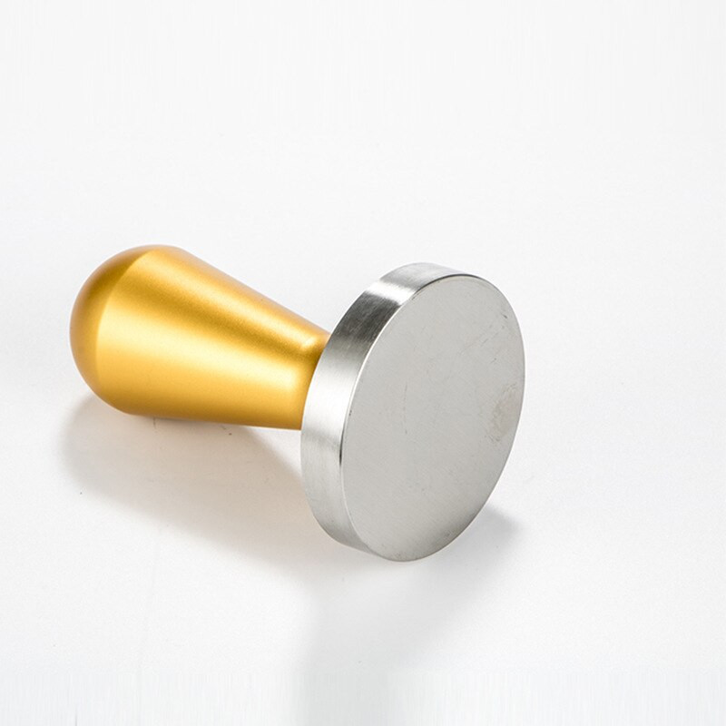 Kavos tamperė 57,5 mm plokščio pagrindo nerūdijančio plieno Kavos miltelių plaktukas Espresso Cafe Barista Kavos aparato Įrankiai Priedai