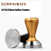 51/53/58 mm-es kávészabotázs lapos talp 304 rozsdamentes acél eszpresszó porkalapács kávétartozékok Barista kávézó eszközökhöz
