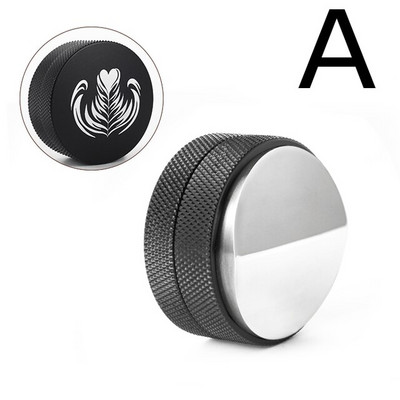 51/53/58 mm nerūdijančio plieno „Macaron“ kavos miltelių plaktukas Espreso kavos plaktukas su trimis kampiniais nuolydžiais kavos skirstytuvo priedas