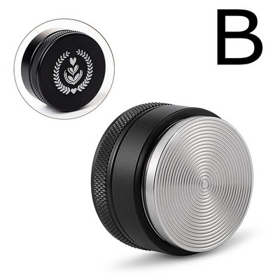 51/53/58 mm nerūdijančio plieno „Macaron“ kavos miltelių plaktukas Espreso kavos plaktukas su trimis kampiniais nuolydžiais kavos skirstytuvo priedas