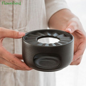 1 комплект нагревател за чайник Nice Fine Chic Novel Керамичен занаятчийски свещник нагревател нагревател за чай