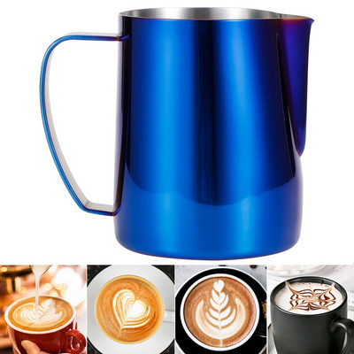 350 ml/600 ml rozsdamentes acél kancsó tejhabosító csésze Kávé Latte Art kancsó habosító kancsó Kávékancsó Latte tejhabosító csésze