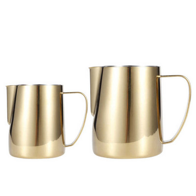 350 ml/600 ml nerūdijančio plieno ąsotis Pieno putojimo puodelis Kavos Latte Art ąsočio putojimo ąsotis Kavos ąsotis Latte pieno putojimo puodelis