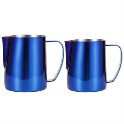 350 ml/600 ml nerūdijančio plieno ąsotis Pieno putojimo puodelis Kavos Latte Art ąsočio putojimo ąsotis Kavos ąsotis Latte pieno putojimo puodelis