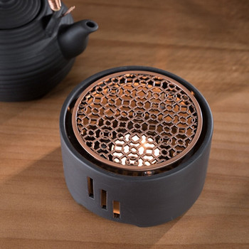Домакинска керамична стойка за свещи Нагревател за чай Печка Чайник Отопление за домашно кафене Отопление на мляко Свещник Домашно бюро