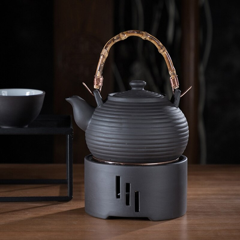 Домакинска керамична стойка за свещи Нагревател за чай Печка Чайник Отопление за домашно кафене Отопление на мляко Свещник Домашно бюро