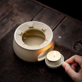 Ρετρό κεριά Θέρμανση Φούρνος τσαγιού Κεραμικό Τσάι Καφετιέρα Θερμαντική Τσαγιέρα Θερμαντική Βάση Σετ τσαγιού Αξεσουάρ Σόμπες τσαγιού φωτιά