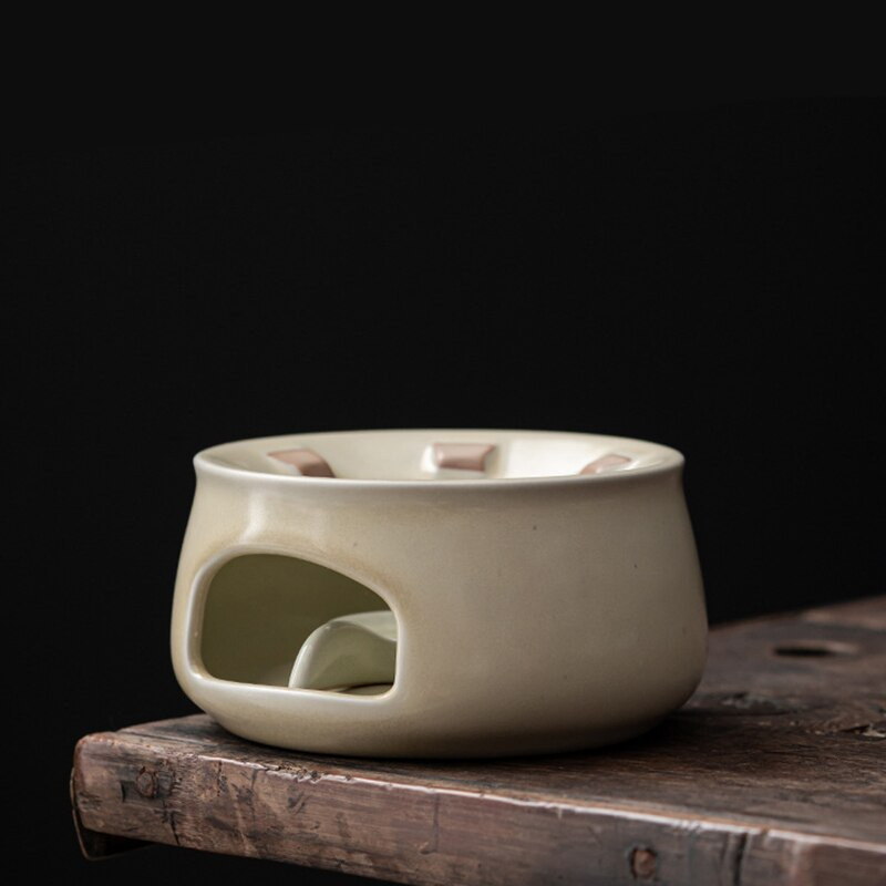 Retro žvakių šildymo krosnis Šilta arbatos krosnis Keraminė arbatos kavos šildytuvas arbatinuko kaitinimo pagrindas arbatos rinkinys Priedai Arbatos ugnies krosnys