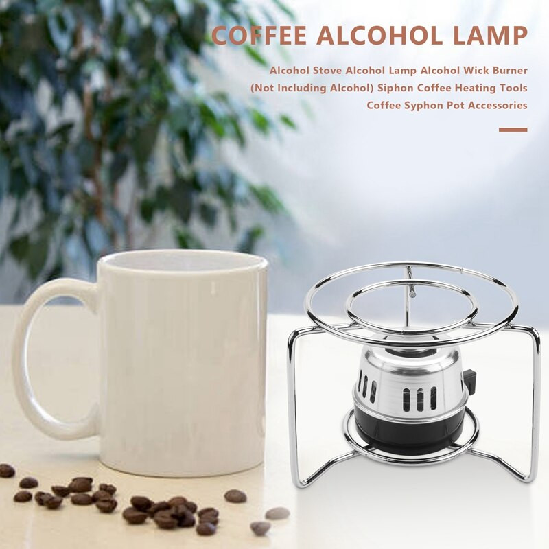 Nauja alkoholinė viryklė Alkoholinė lempa Alkoholio dagčio degiklis (neįskaitant alkoholio) Sifonas Kavos šildymo įrankiai Kavos sifono puodo priedas