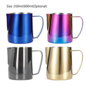 Cana de cafea din oțel inoxidabil pentru spuma de lapte cană cu mâner pentru accesoriu pentru prepararea cafelei Latte Art