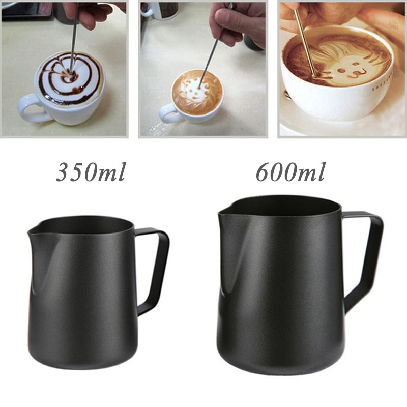 1 db rozsdamentes acél Barista kézműves eszpresszó kávés csésze tejhabos kancsó Kancsó tejhab csésze eszpresszó kávé tejszínes csésze