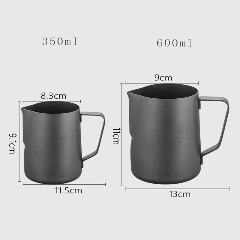 1 db rozsdamentes acél Barista kézműves eszpresszó kávés csésze tejhabos kancsó Kancsó tejhab csésze eszpresszó kávé tejszínes csésze