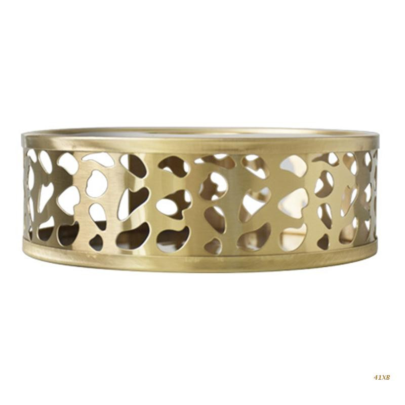 41XB Чайник от неръждаема стомана Топла основа Кръгла свещ Нагревател Кафе Мляко Свещ Подарък