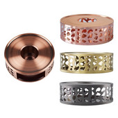 Нагревател на чайник с куха рамка от неръждаема стомана Нагревател на чайник Нагревател на чайник Метален нагревател за чай Подарък за дома за любители на чай Издръжлива употреба