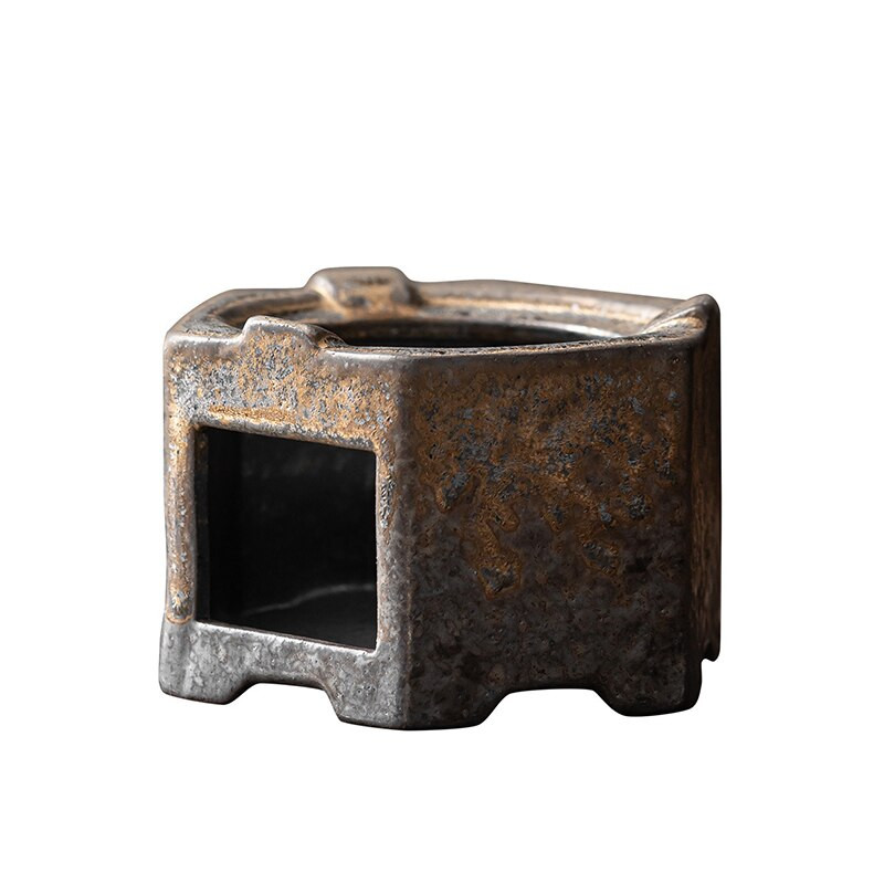 Gilt Craft šiltos arbatos viryklės rinkinys Žvakių šildymo viryklė Keraminė žvakių bazė Japoniškas Kung Fu arbatos rinkinys arbatos ceremonija Arbatos ugnies krosnys