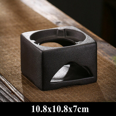 Домакински керамичен свещник Чай Огън Печки Отопление на свещи Керамична основа за чайник Чайник Вертикален нагревател Чайник Нагревател