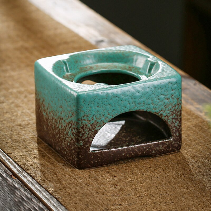 Домакински керамичен свещник Чай Огън Печки Отопление на свещи Керамична основа за чайник Чайник Вертикален нагревател Чайник Нагревател