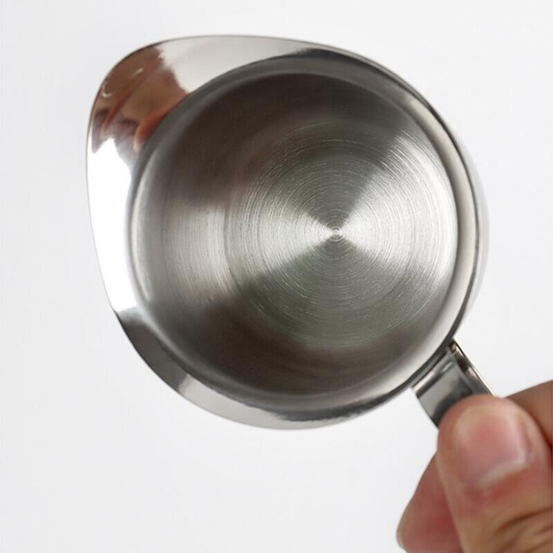 Бутилка за мляко от неръждаема стомана Еспресо кафе унция чаша пенообразувател стомна чаша мед направете гърне чаша мляко чаша сос чаша, 4 бр./компл.