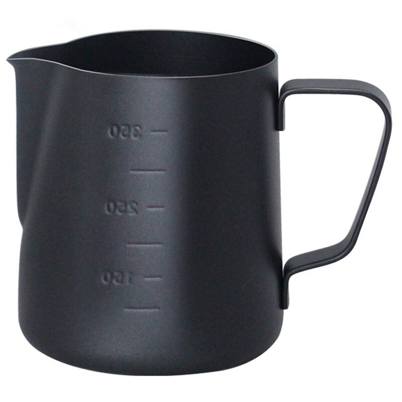 Чаша за кафе лате Двойна везна Чаша с млечна пяна Мерителна чаша Изискана чаша за кафе лате Дебела неръждаема стомана