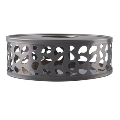 F63A Grijač za čaj Materijal od nehrđajućeg čelika Šuplji okvir Grijač za čaj Otporan na toplinu Slatki poklon Okrugli stalak za čajnik otporan na toplinu